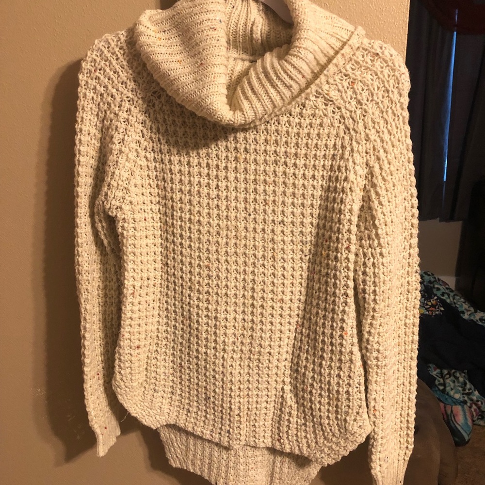 Cowl neck sweater